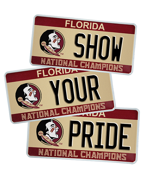 Show your pride with the FSU tag