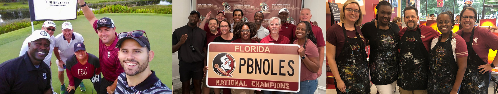 Seminole Club of Palm Beach County Banner.