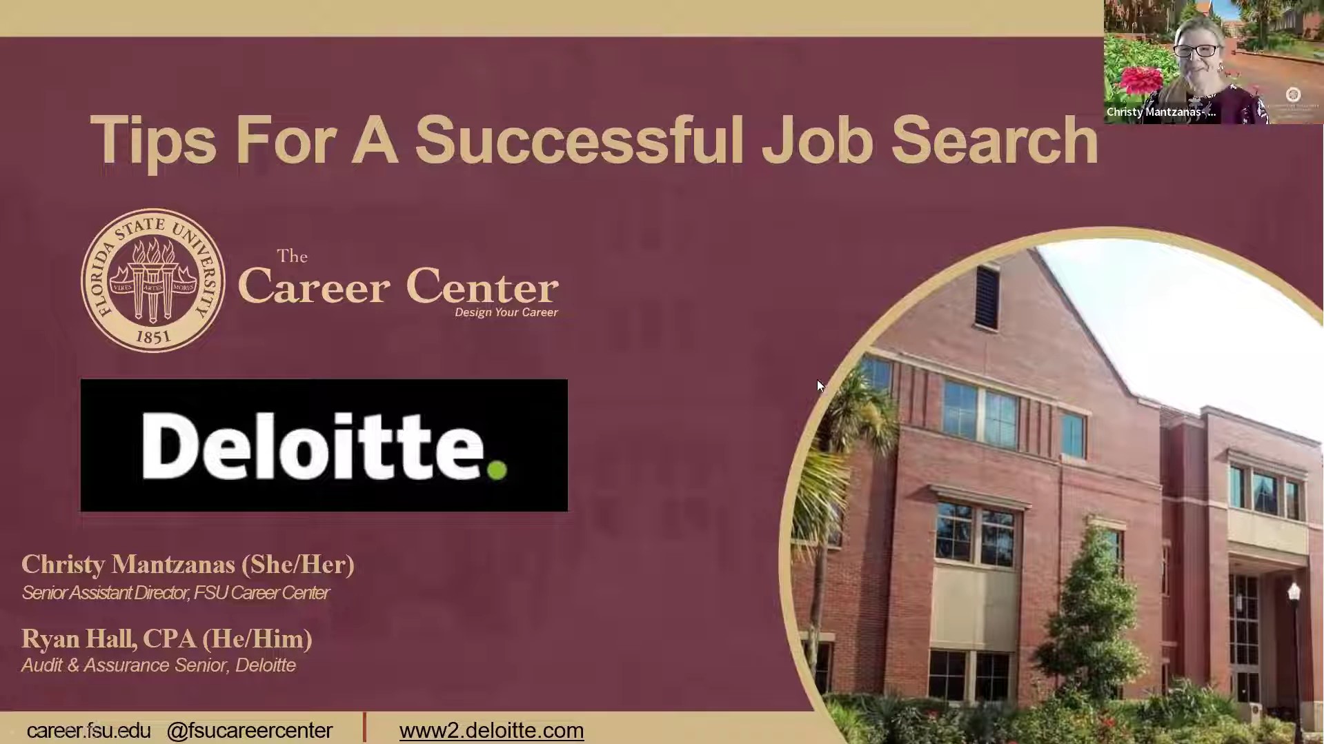 Tip for a successful job search presentation