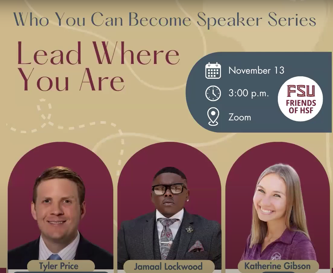Who you can Become Speaker Series Presentation.