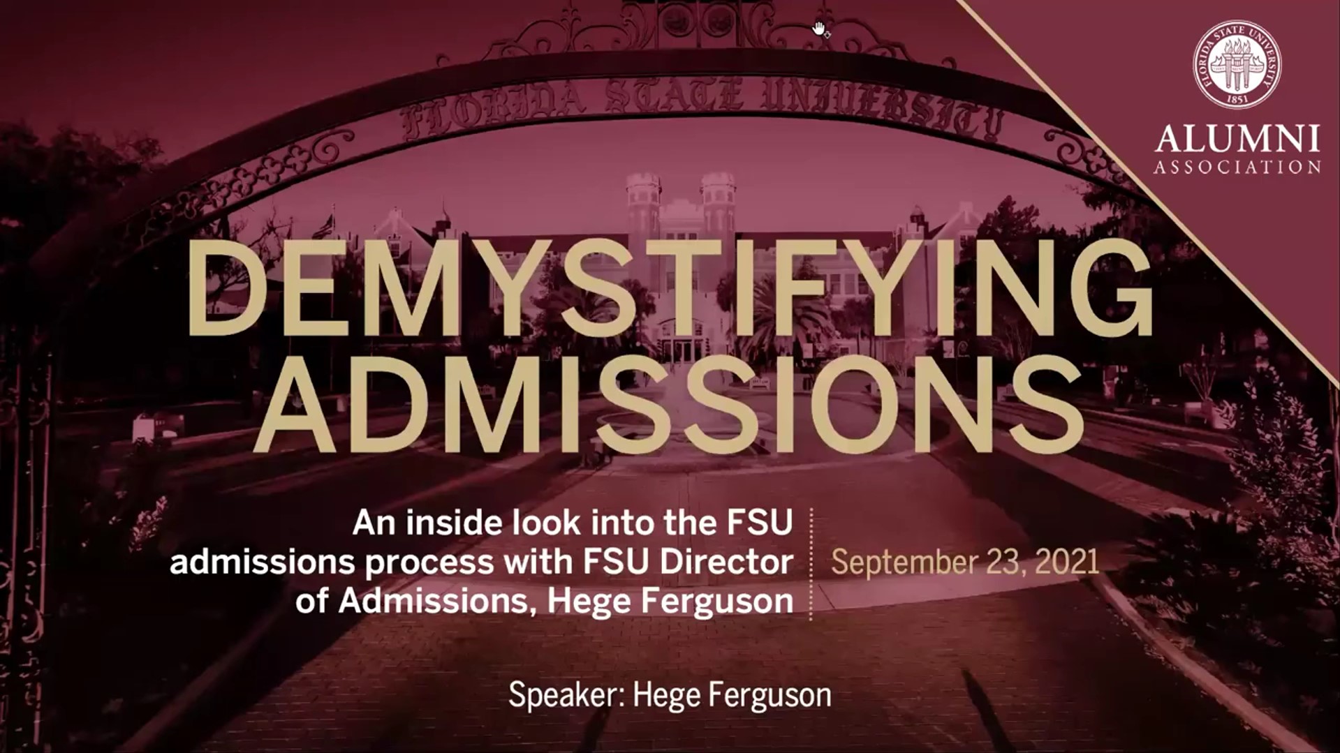 Demystifying Admissions with Hege Ferguson