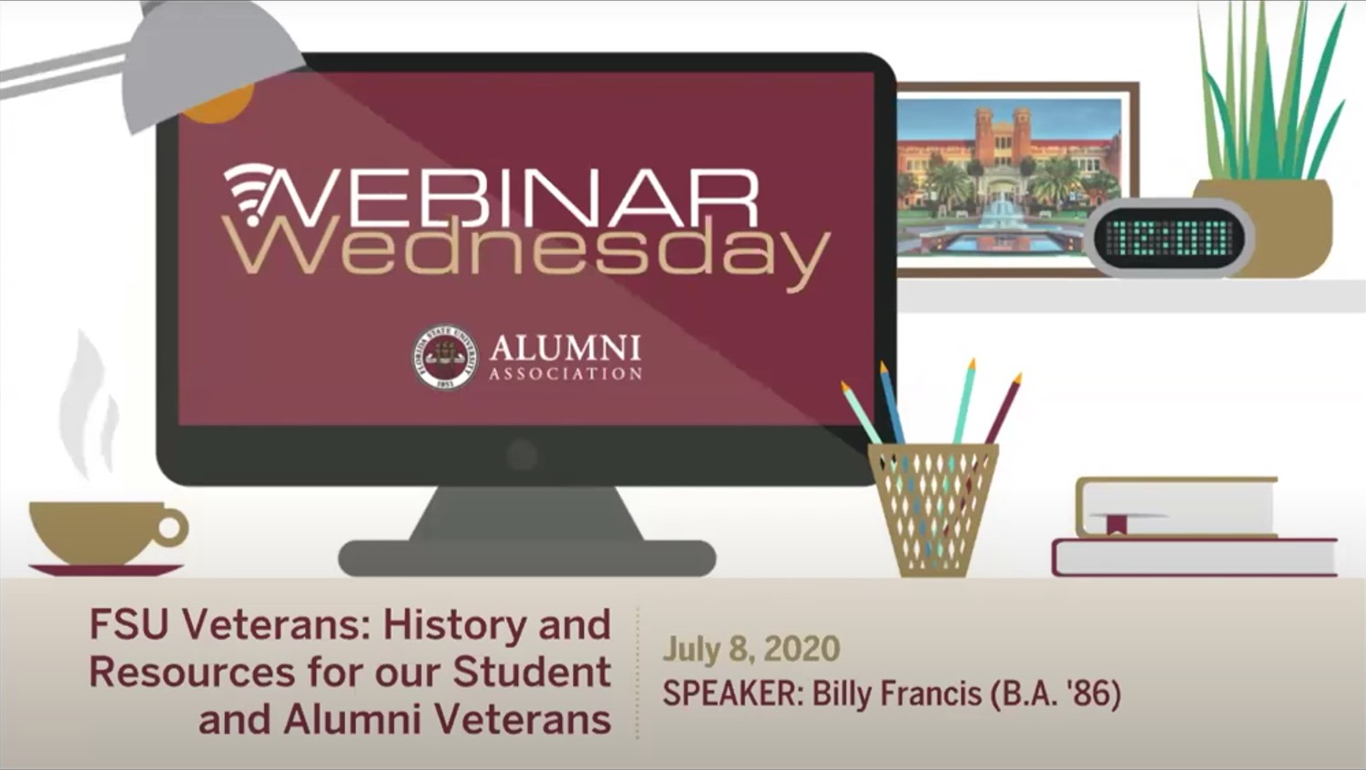 History and Resources for our Student and Alumni Veterans with Billy Francis (B.A. '86) Presentation