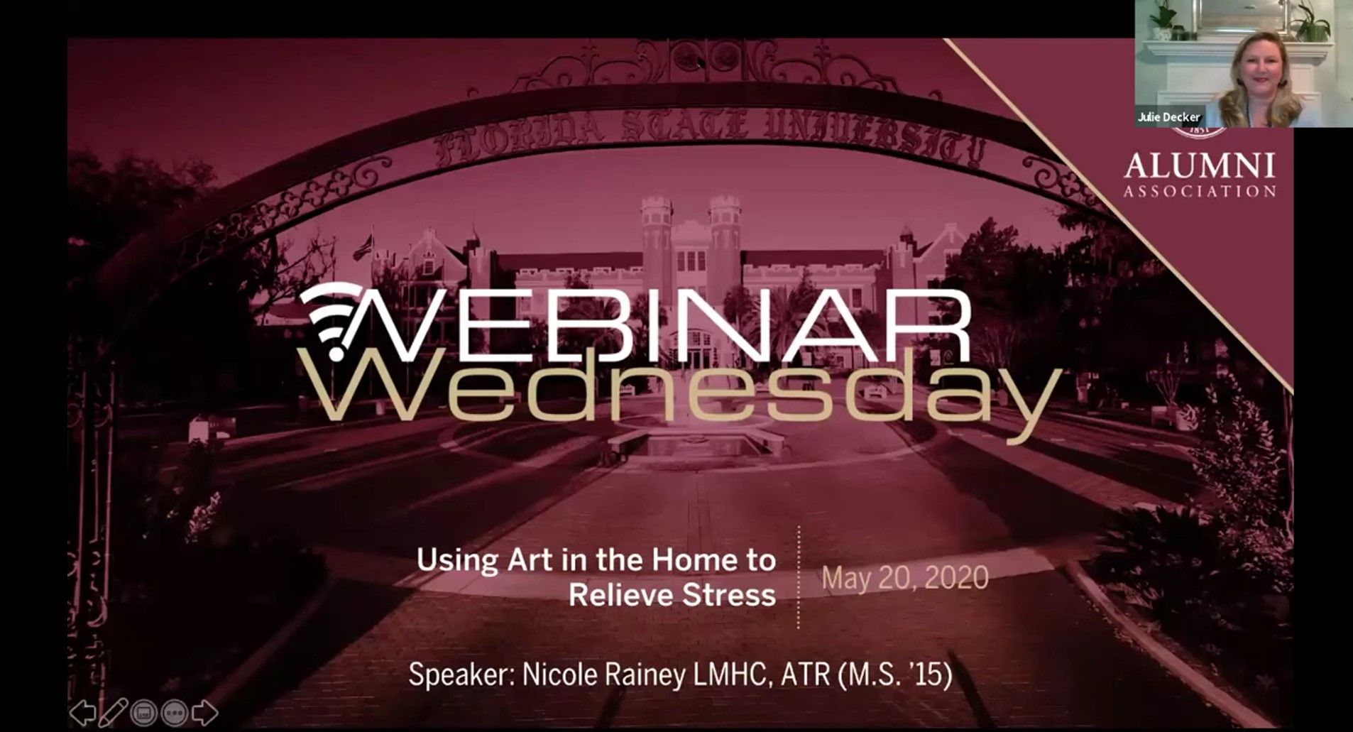 Using Art in the Home to Relieve Stress with Nicole Rainey Presentation