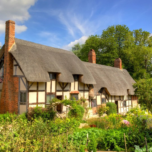 A photo of Anne Hathaway's cottage
