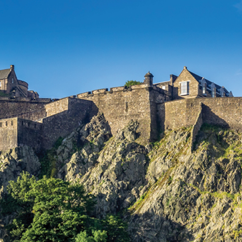 A photo of a British castle