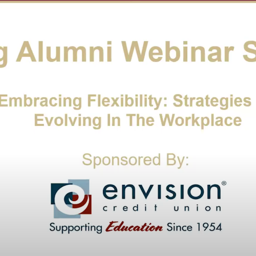 Young Alumni Webinar Series: Embracing Flexibility