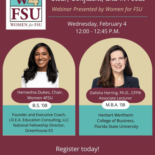 W4FSU Presents Your Financial Portrait: Clear, Confident, and in Focus