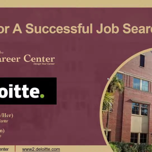 Tip for a successful job search presentation