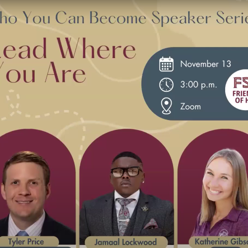 Who you can Become Speaker Series Presentation.