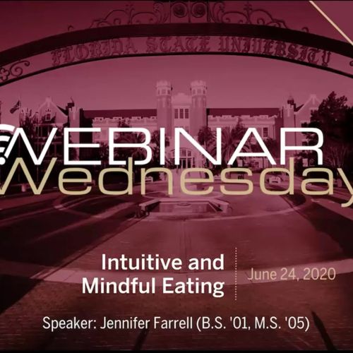 Intuitive and Mindful Eating with Jennifer Farrell Presentation
