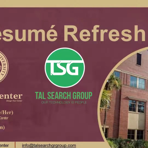 Resume Refresh Presentation