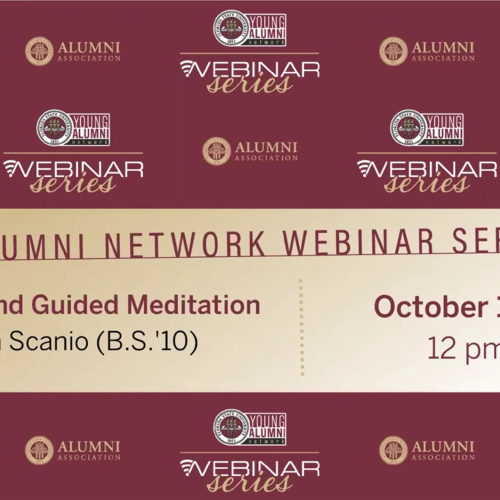 Young Alumni Network Mindfulness and Guided Meditation Webinar with Autumn Scanio (B.S. '10) Presentation