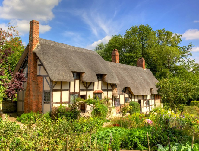 A photo of Anne Hathaway's cottage